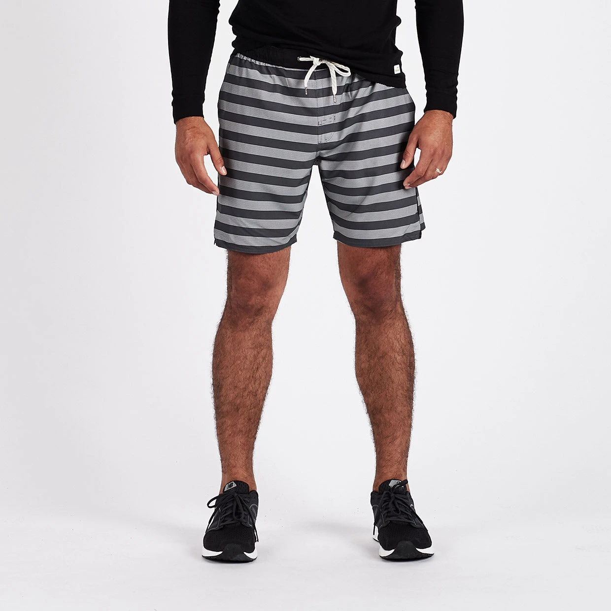 Trail Short | Charcoal Micro Stripe 4 Trail Short | Charcoal Micro Stripe - Image 2