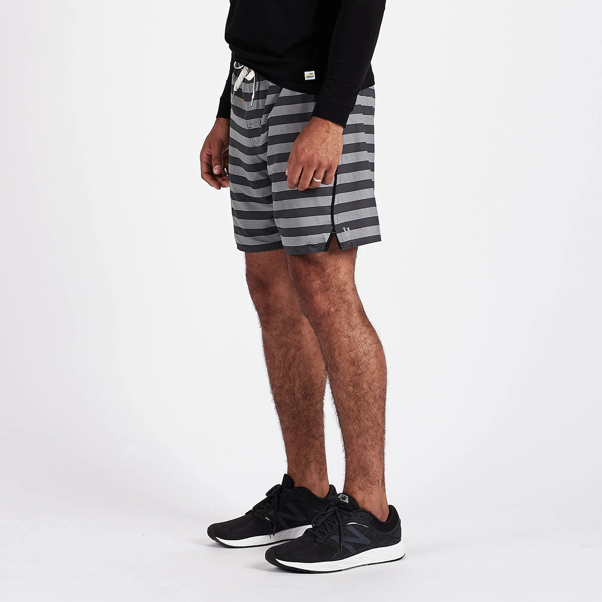 Trail Short | Charcoal Micro Stripe 5 Trail Short | Charcoal Micro Stripe - Image 3