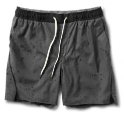 Trail Short | Charcoal Splatter