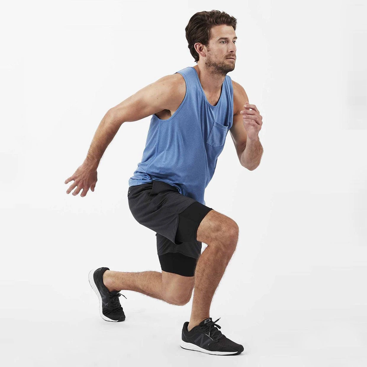 Stockton Short | Black Linen Texture 8 Stockton Short | Black Linen Texture - Image 6