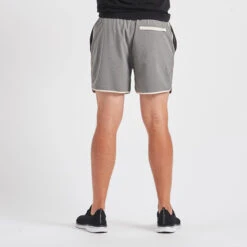 Banks Short 5" | Grey Linen Texture -Funktion One Style V366GRL 3