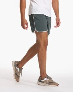 Banks Short 5" | Smoked Beryl Slub Stripe -Funktion One Style V366SBR SP23 M ECOMM SHORTS BOTTOM 2721 1X1 bd580901 dbed 46da b175 6670b442e92d