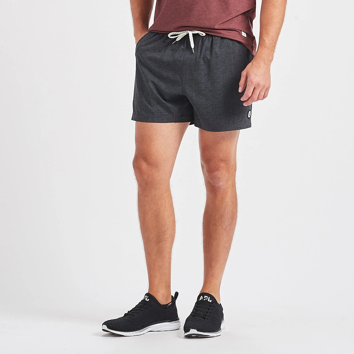 Kore Short 5" | Charcoal Twill Texture 4 Kore Short 5" | Charcoal Twill Texture - Image 2