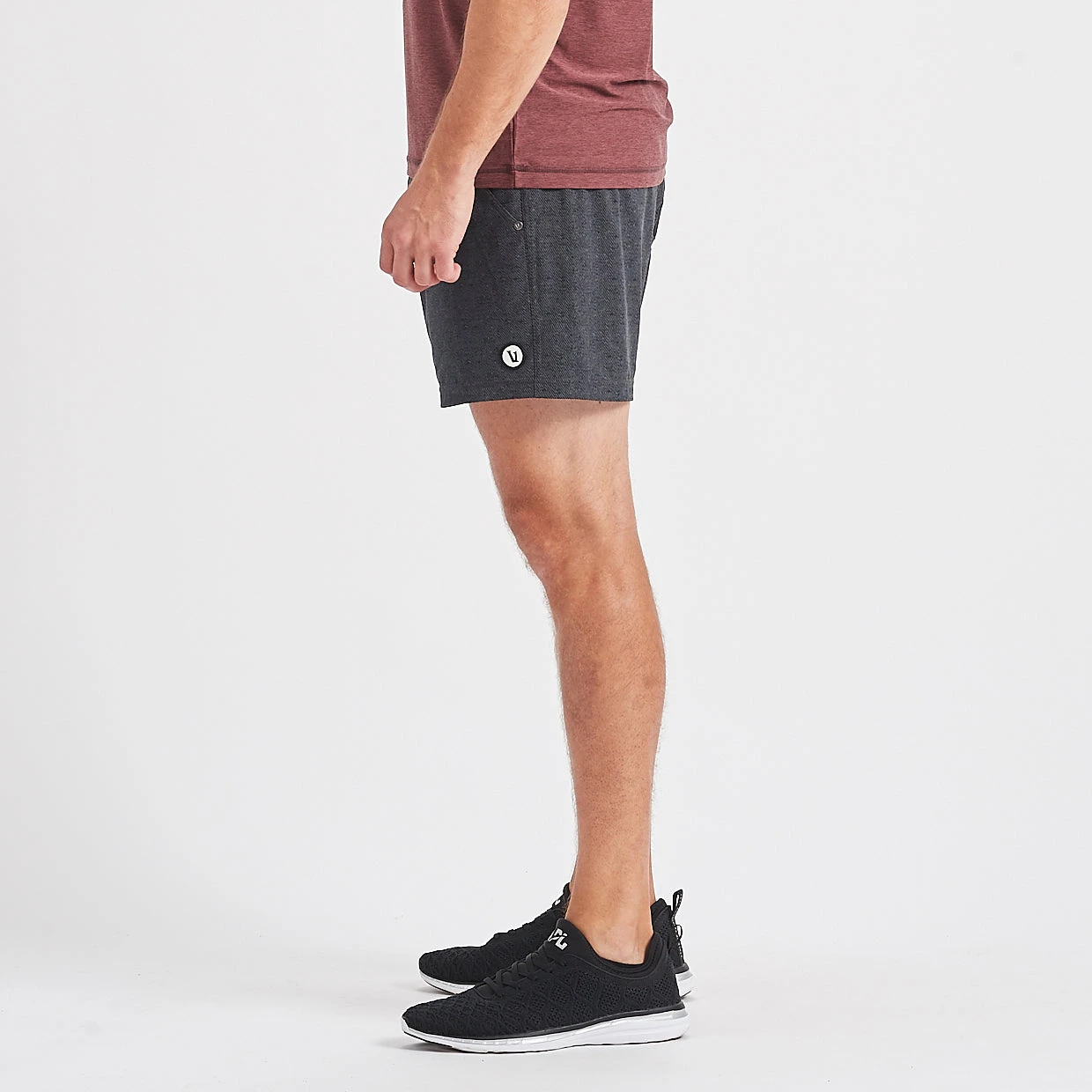 Kore Short 5" | Charcoal Twill Texture 5 Kore Short 5" | Charcoal Twill Texture - Image 3