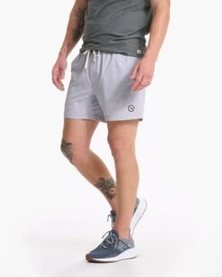 Kore Short 5" | Platinum Dashed Lines -Funktion One Style V367PDL 22FA M ECOMM SHORTS FRONT ALT BOTTOMS 4