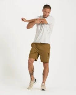 Sunday Performance Short | Tobacco Heather 12 Sunday Performance Short | Tobacco Heather -Funktion One Style V381TOH 7
