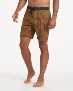 Infinity Boardshort | Caramel Hydrangea -Funktion One Style V383CAH 2287