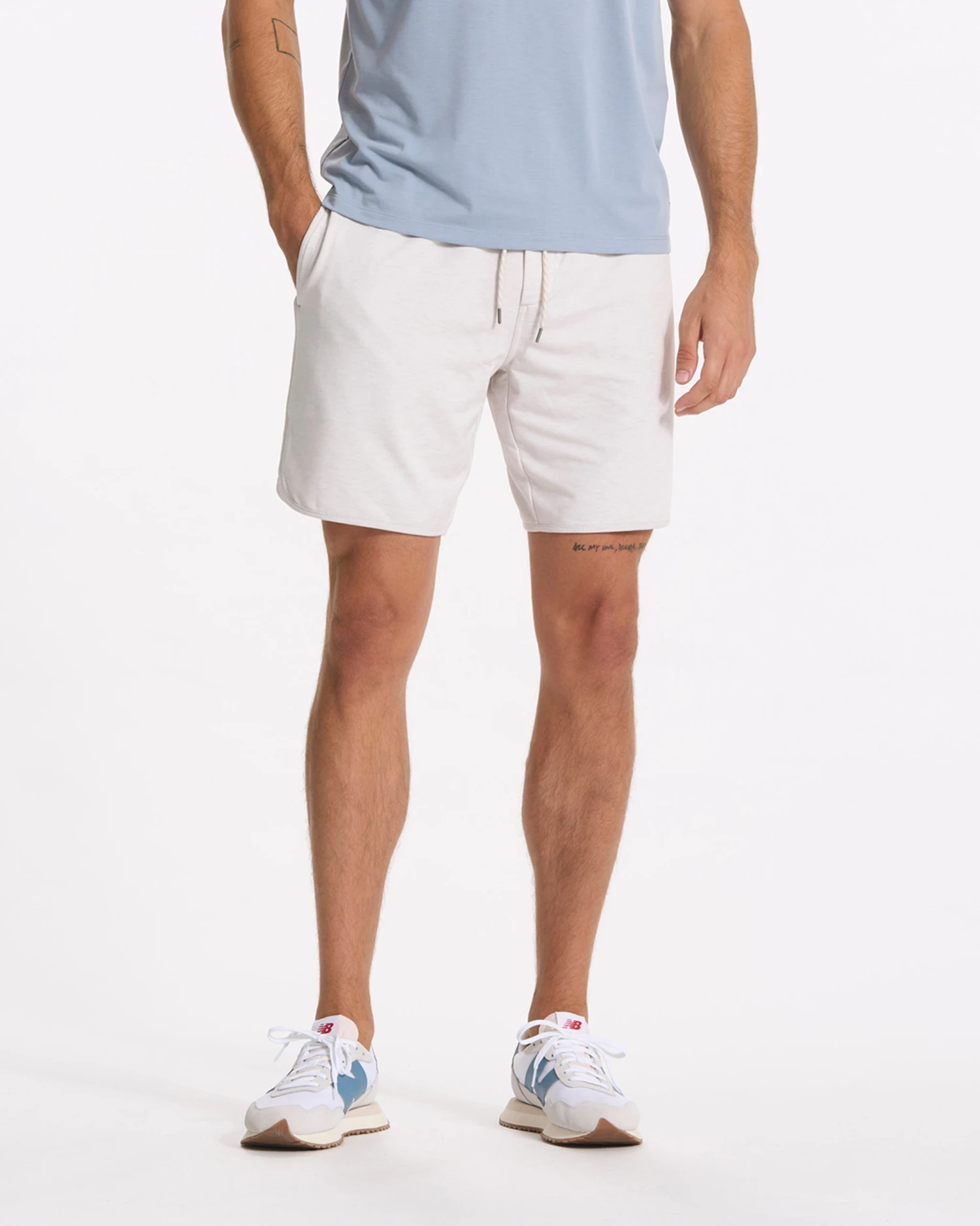 Austin Sweatshort | Oatmeal Heather 4 Austin Sweatshort | Oatmeal Heather - Image 2