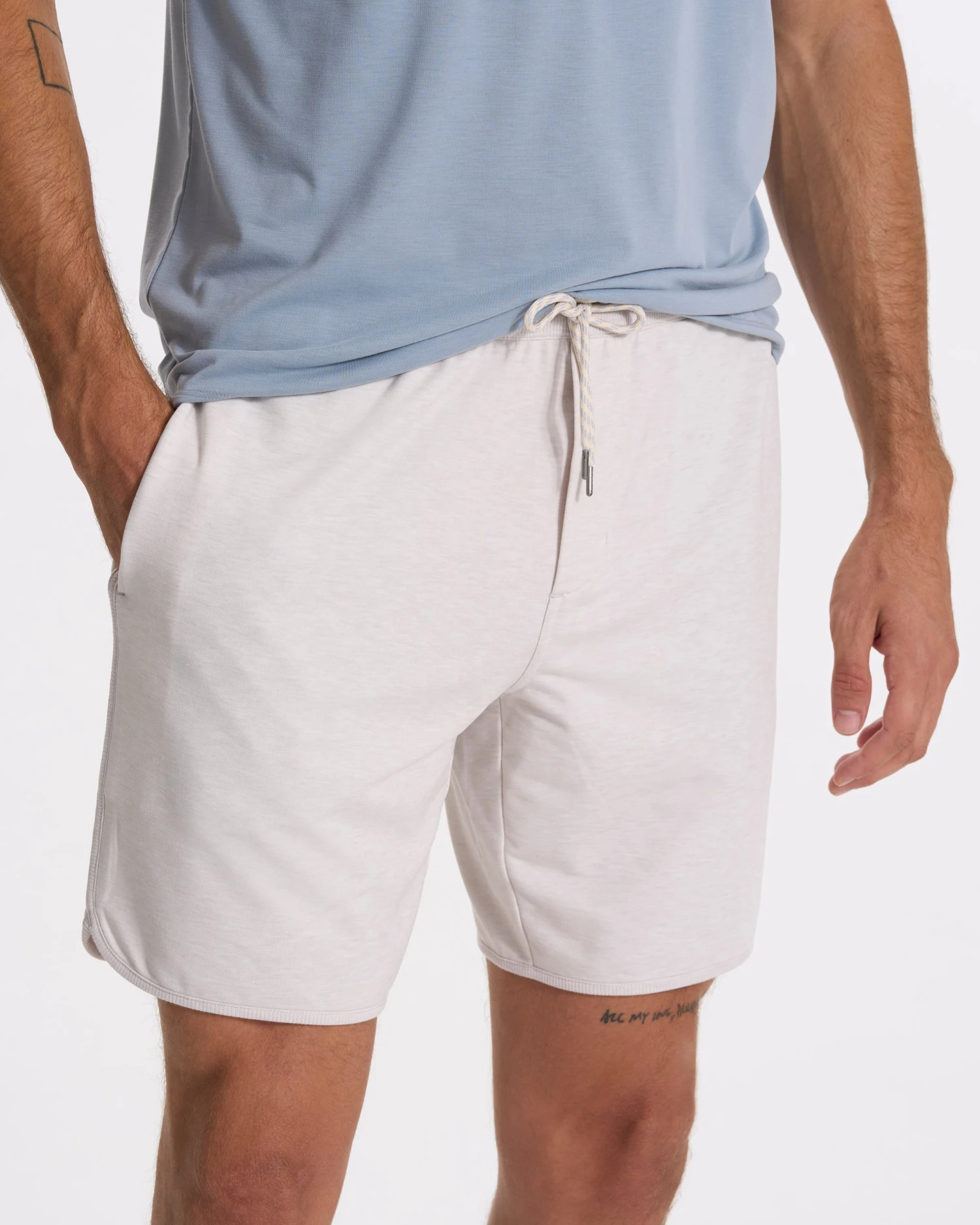 Austin Sweatshort | Oatmeal Heather 5 Austin Sweatshort | Oatmeal Heather - Image 3