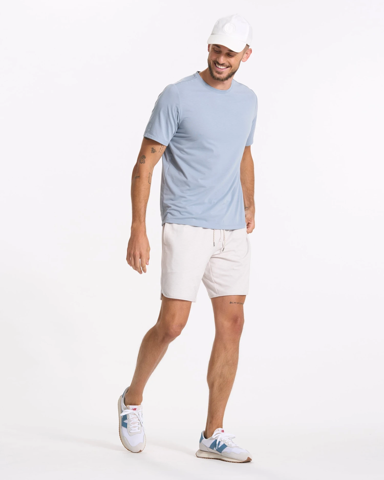 Austin Sweatshort | Oatmeal Heather 8 Austin Sweatshort | Oatmeal Heather - Image 6