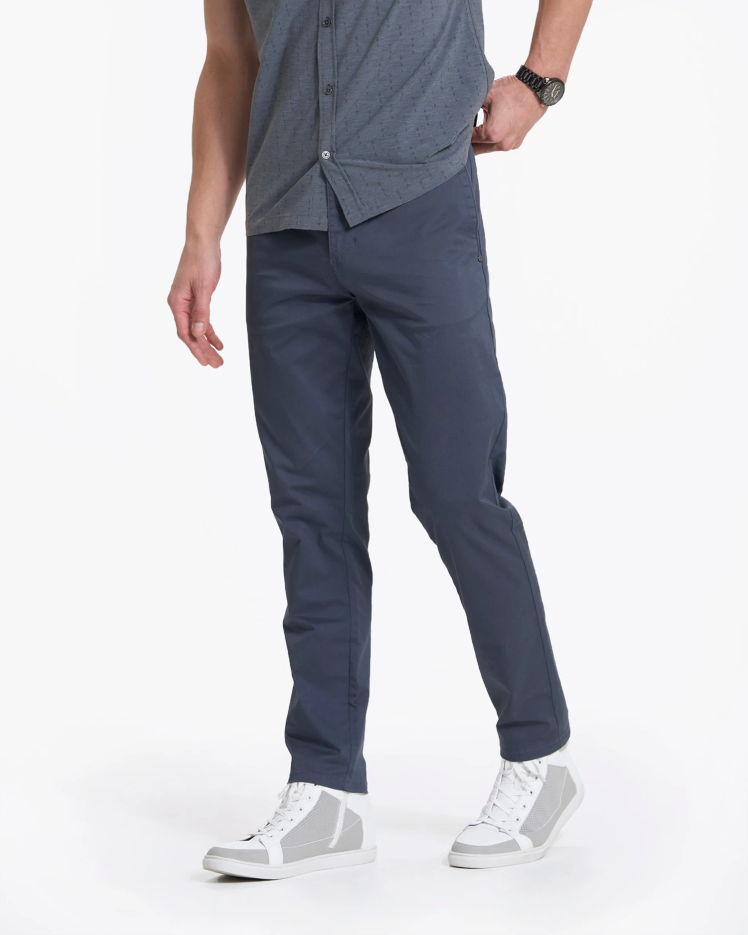 Collins Chino Pant | Azure 4 Collins Chino Pant | Azure - Image 2