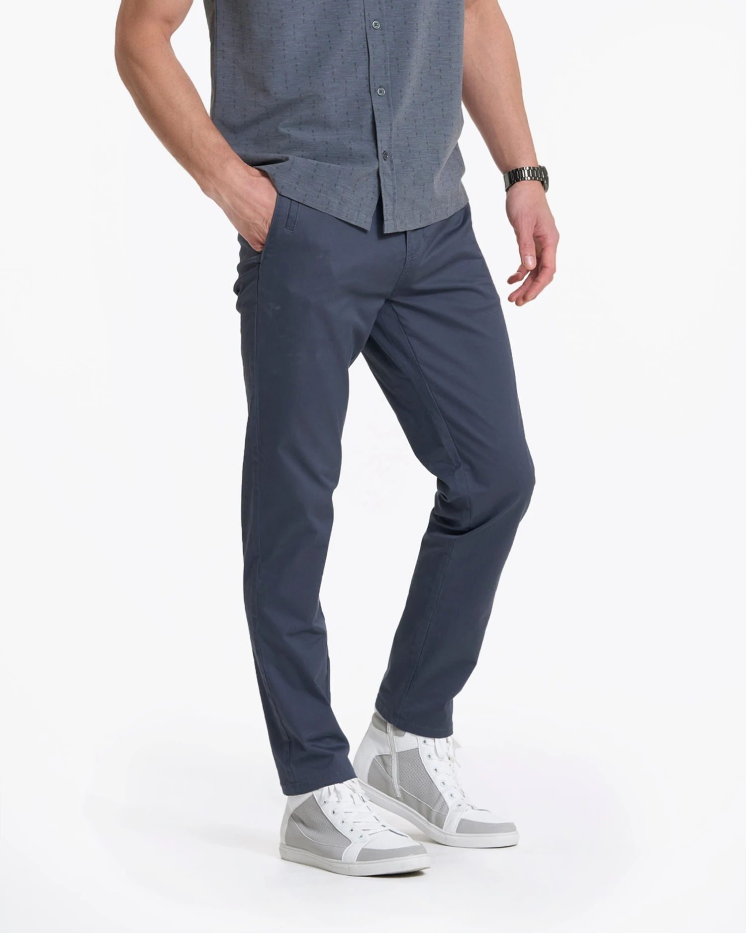 Collins Chino Pant | Azure 5 Collins Chino Pant | Azure - Image 3