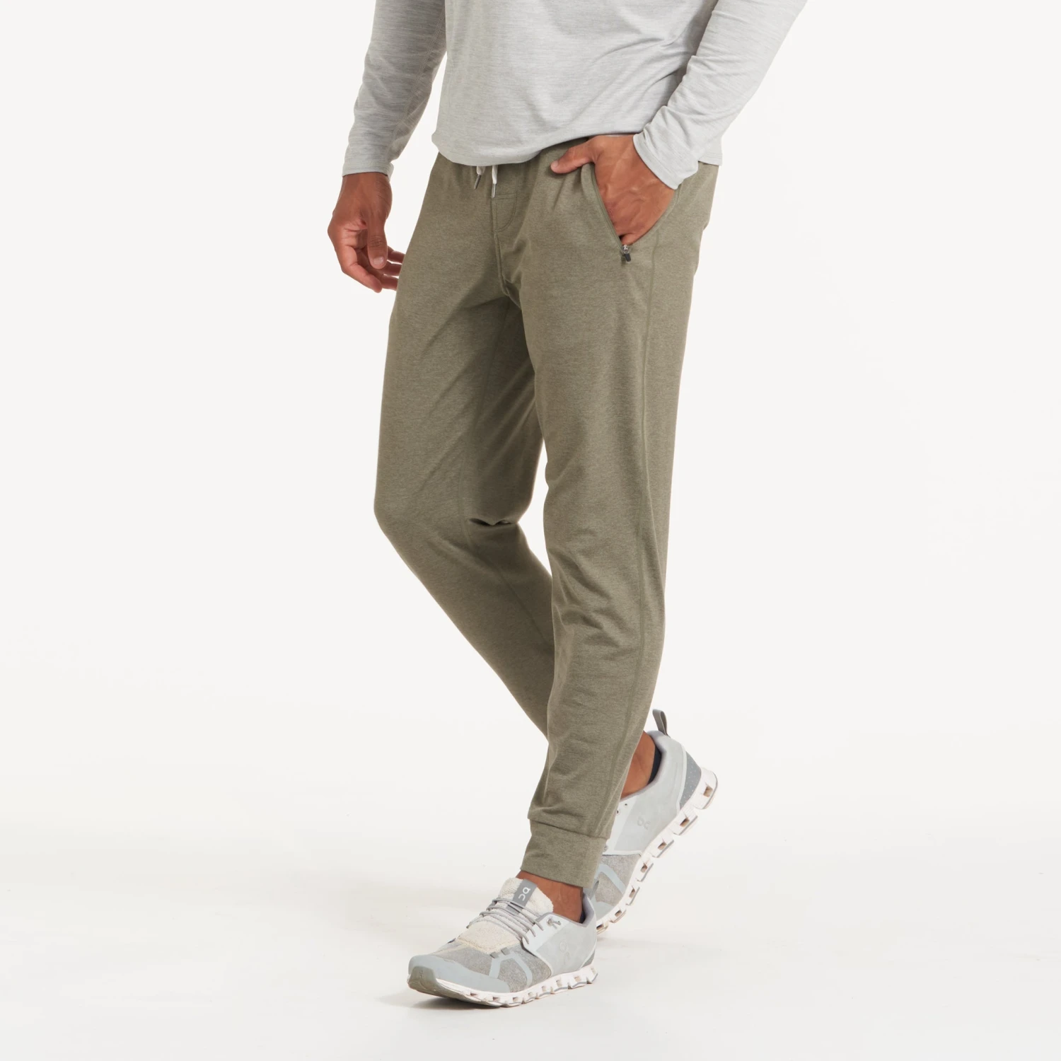 Ponto Performance Jogger | Light Oregano Heather 5 Ponto Performance Jogger | Light Oregano Heather - Image 3
