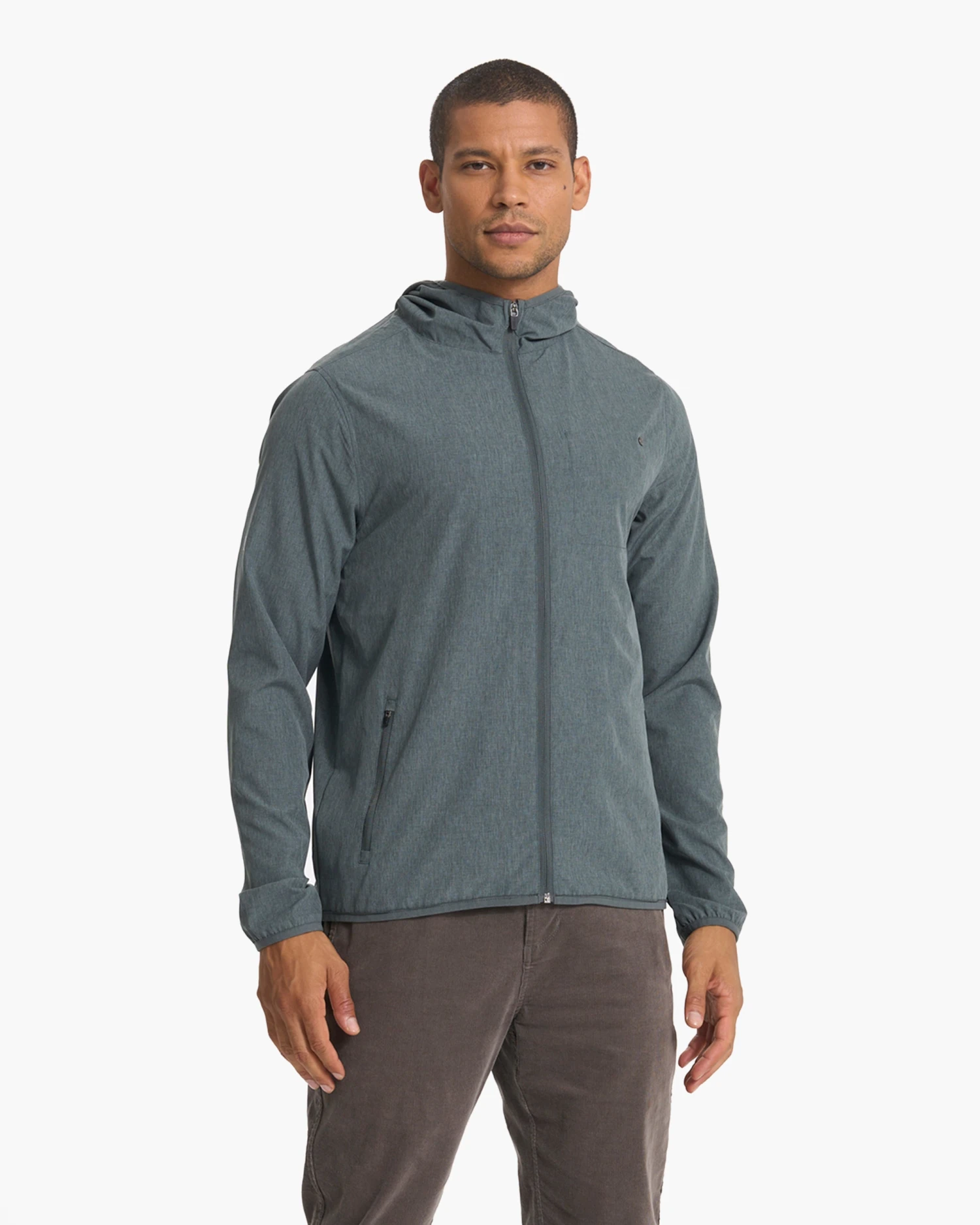 Outdoor Trainer Shell | Smoked Beryl Linen Texture 4 Outdoor Trainer Shell | Smoked Beryl Linen Texture - Image 2