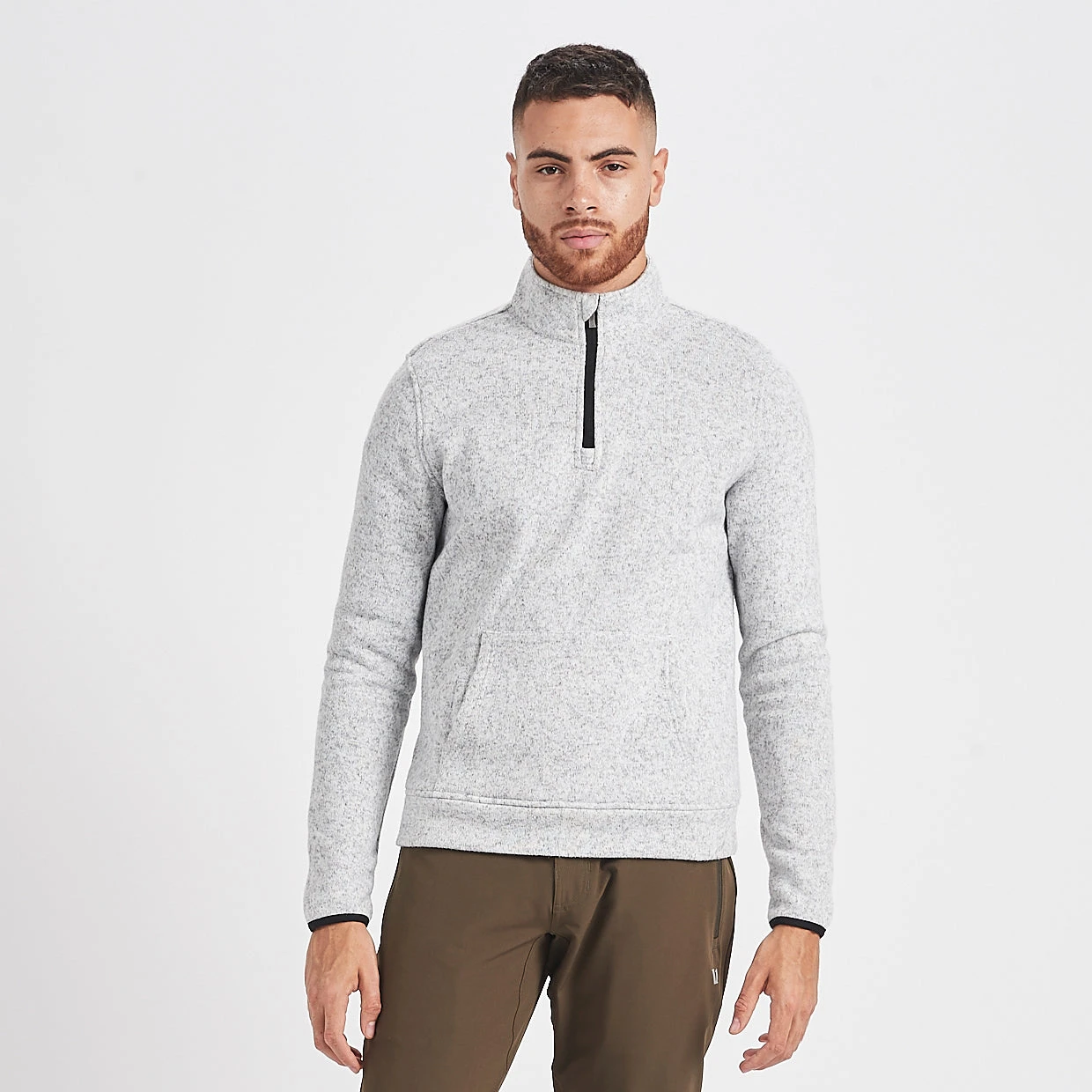 Durango Half Zip | Heather Grey 5 Durango Half Zip | Heather Grey - Image 3