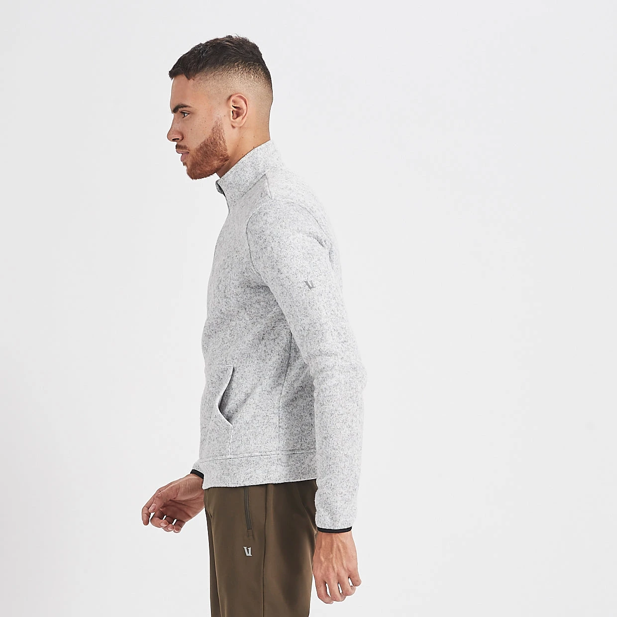 Durango Half Zip | Heather Grey 6 Durango Half Zip | Heather Grey - Image 4