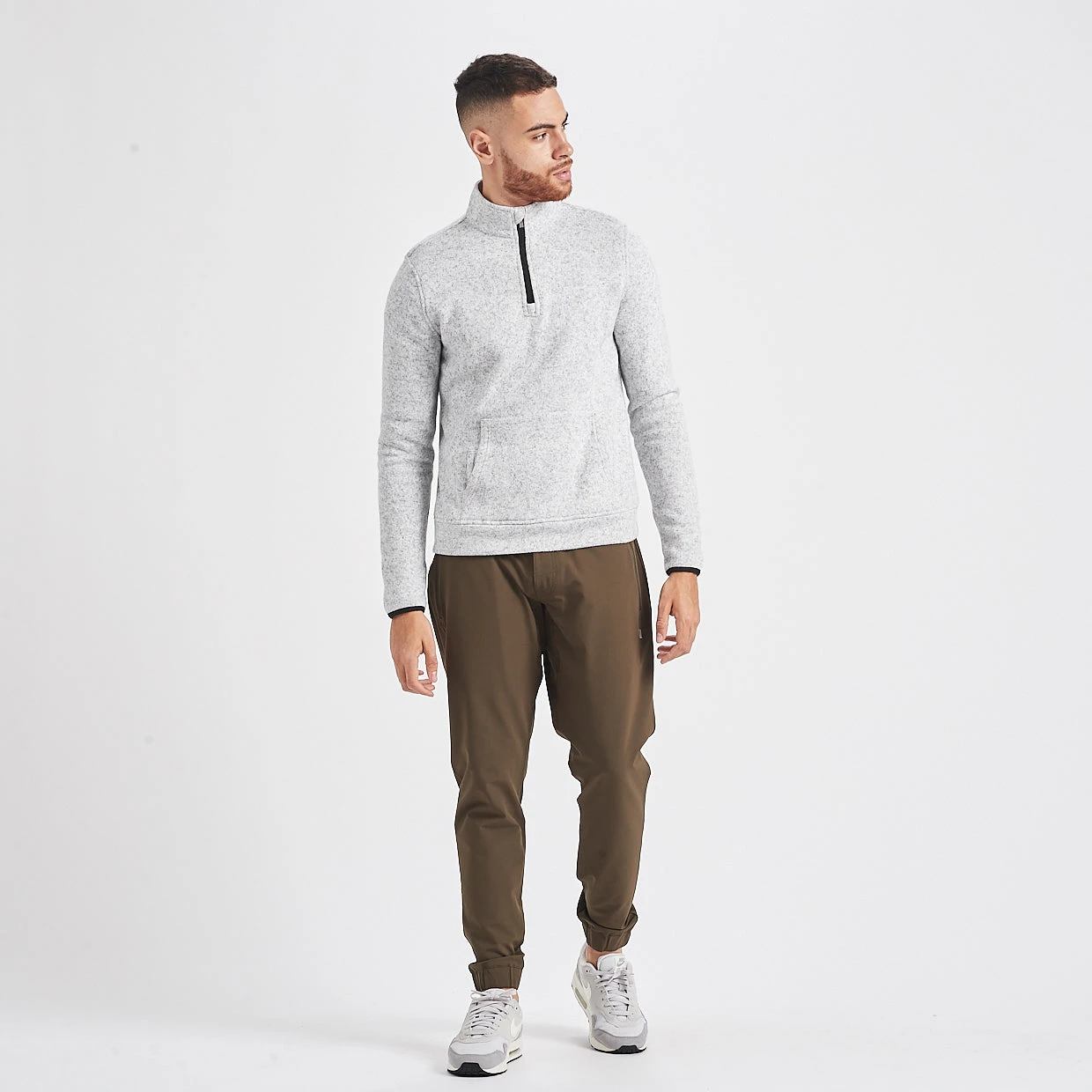 Durango Half Zip | Heather Grey 8 Durango Half Zip | Heather Grey - Image 6