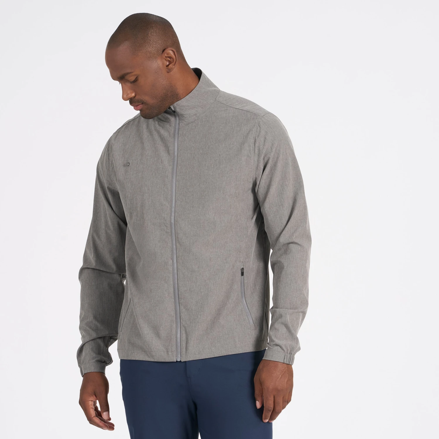 Venture Track Jacket | Grey Linen Texture 4 Venture Track Jacket | Grey Linen Texture - Image 2