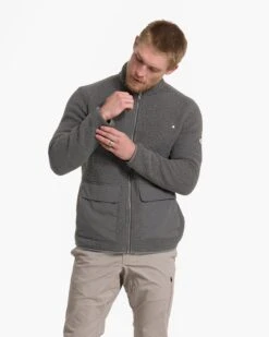 Idyllwild Sherpa Jacket | Charcoal -Funktion One Style V543CCL 22FA M ECOMM JACKETS VESTS FRONT TOPS 3 v2