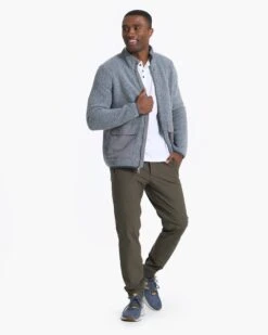 Idyllwild Sherpa Jacket | Heather Grey -Funktion One Style V543HTG 01894