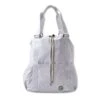 V1 Convertible Tote | White -Funktion One Style V8028WHT FA23 UNISEX ECOMM bags FLAT LAY 3