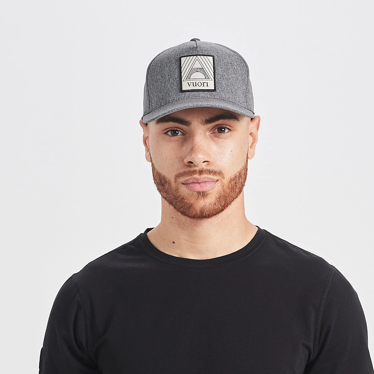 Geometric Hat | Heather Grey 5 Geometric Hat | Heather Grey - Image 3