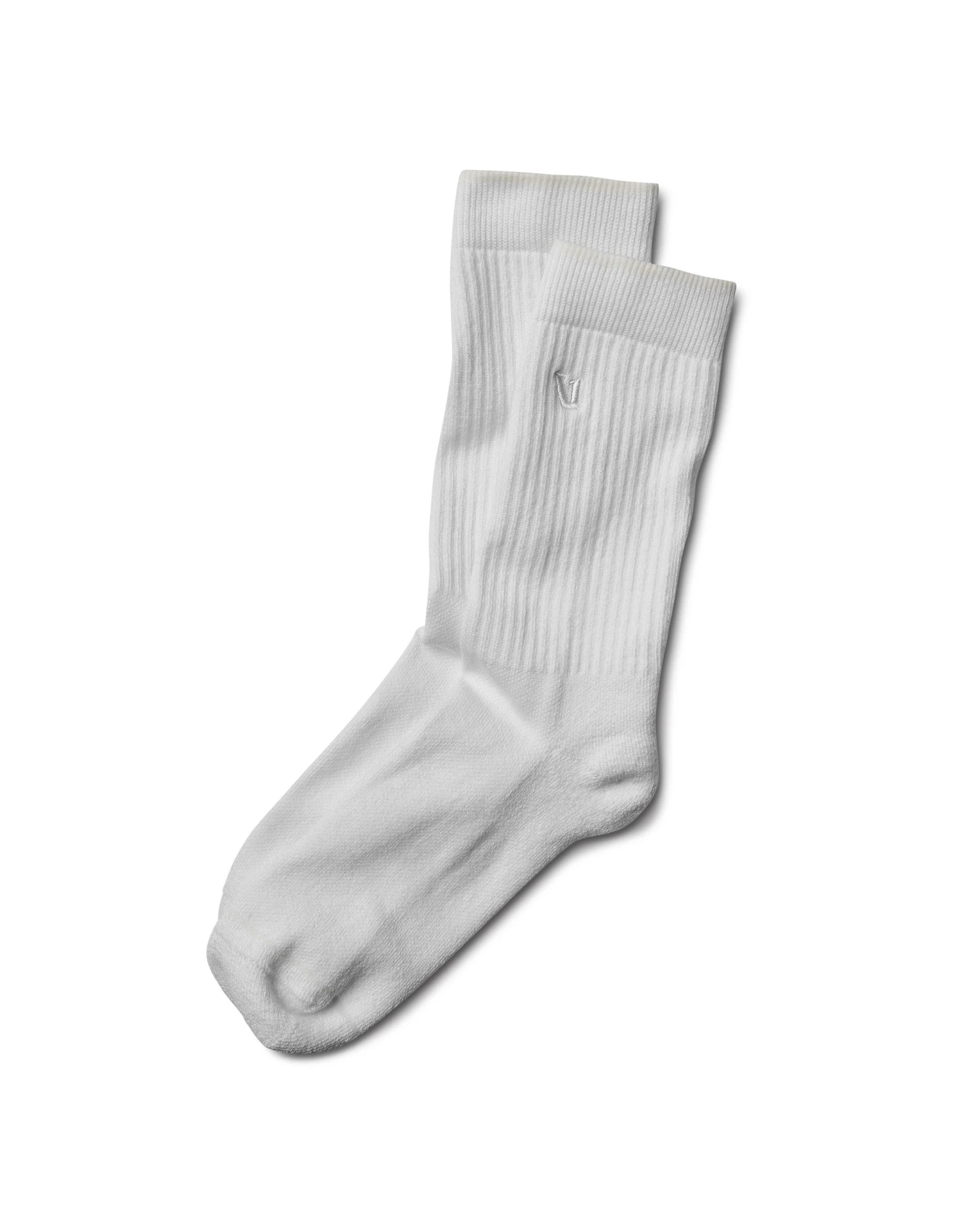 V1 Crew Sock | White 3 V1 Crew Sock | White