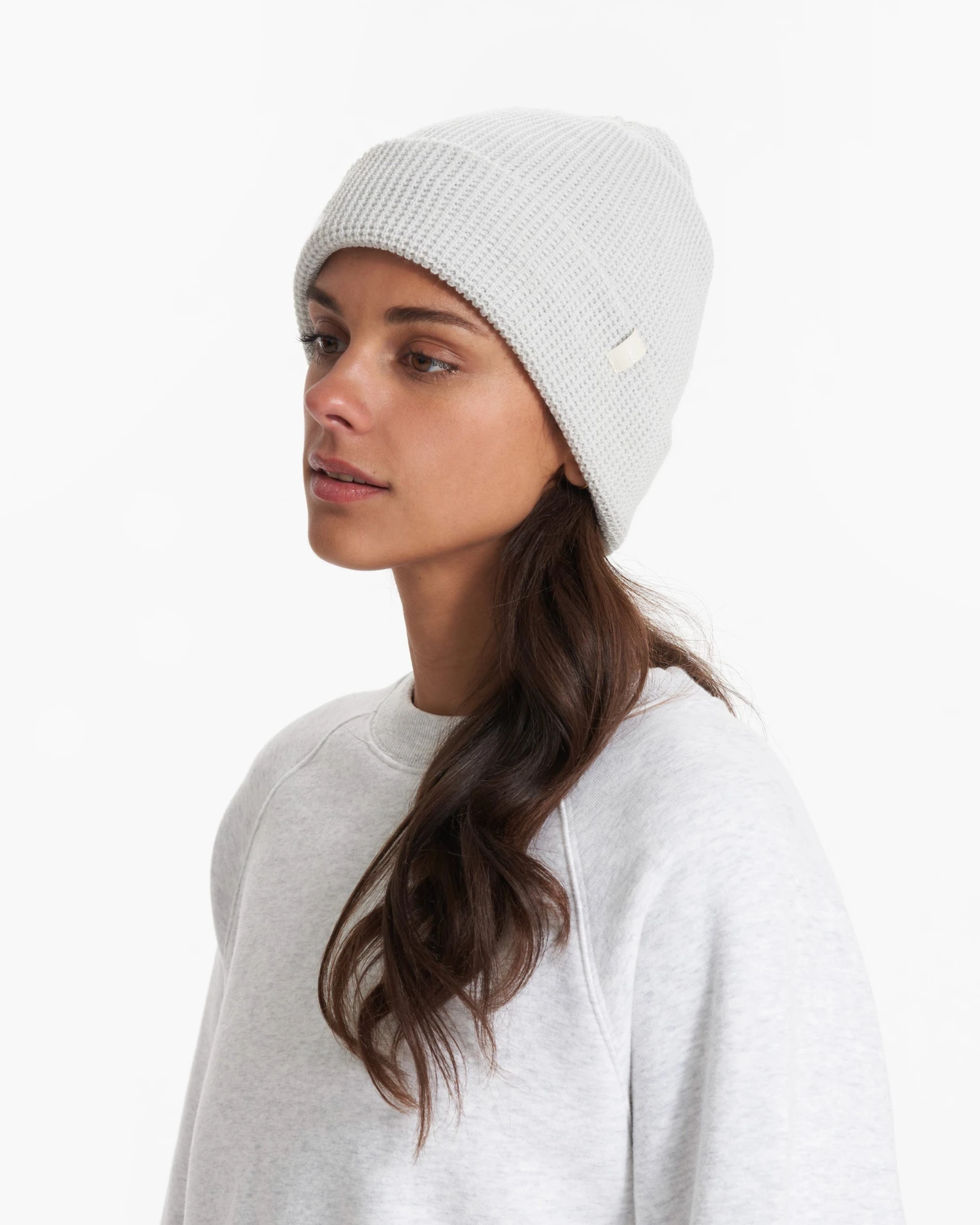 Alpine Waffle Beanie | Salt 6 Alpine Waffle Beanie | Salt - Image 4