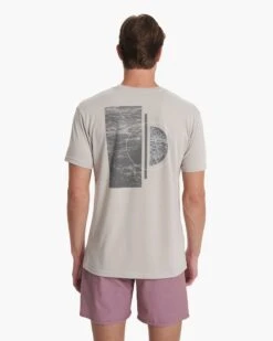 Textures Tee | Light Grey -Funktion One Style V9005LTG SP23 M ECOMM PRINTABLES 0853 TOP 1x1 240e8644 dc4a 482c b019 683747b37784