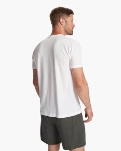 Landscapes Tee | White -Funktion One Style V9009WHT FA23 M ECOMM printables BACK TOPS 4