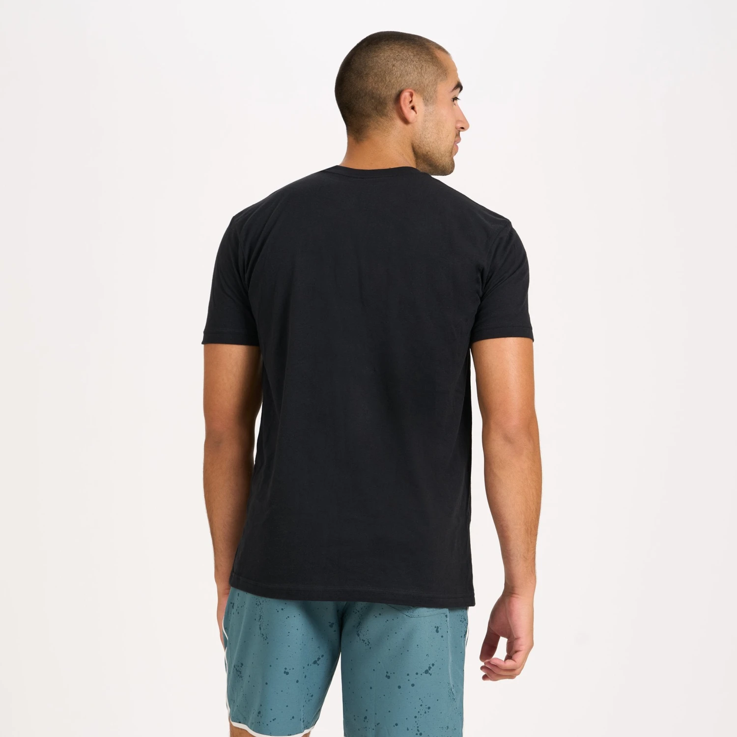 V1 Vuori Wordmark Logo Tee | Black 5 V1 Vuori Wordmark Logo Tee | Black - Image 3