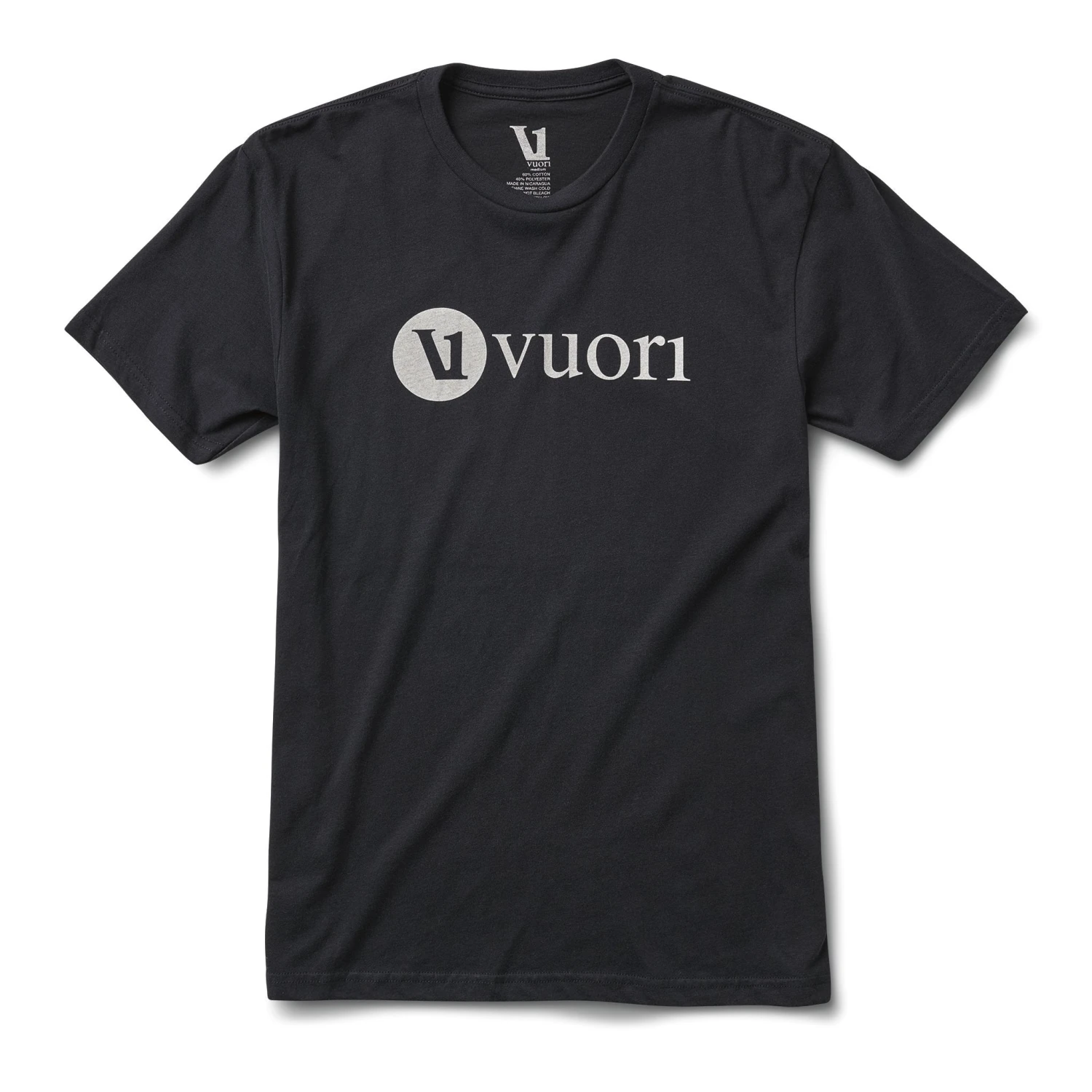 V1 Vuori Wordmark Logo Tee | Black 3 V1 Vuori Wordmark Logo Tee | Black