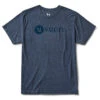 V1 Vuori Wordmark Logo Tee | Navy Heather -Funktion One Style V901HNV 9d10a264 1477 4fd5 b4d5 9eff057ae792