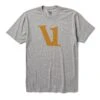 V1 Logo Tee | Heather Grey / Flax -Funktion One Style V925HGF
