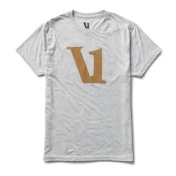 V1 Logo Tee | White Heather