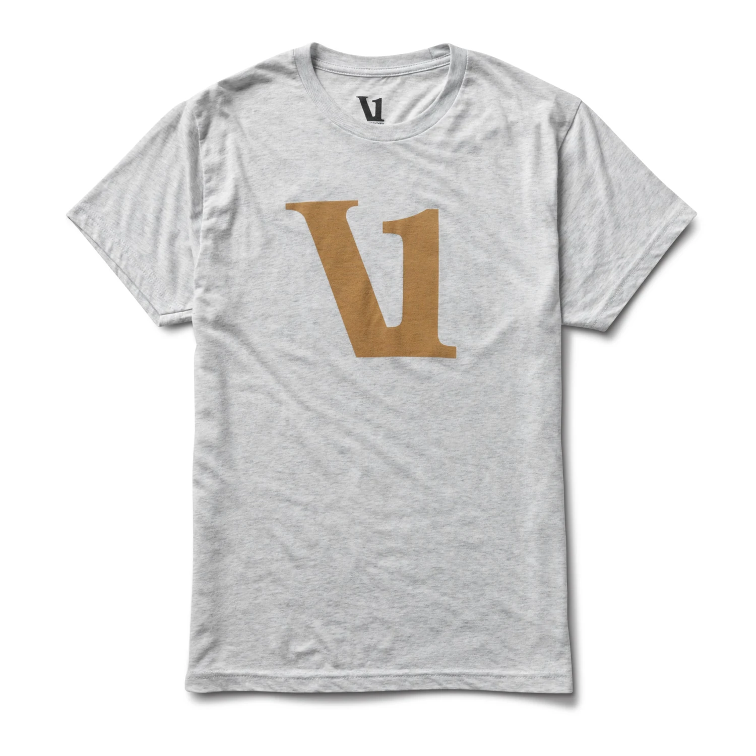 V1 Logo Tee | White Heather 3 V1 Logo Tee | White Heather