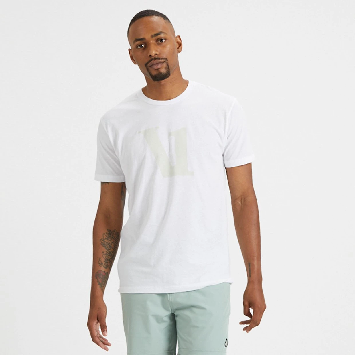 V1 Logo Tee | White 4 V1 Logo Tee | White - Image 2