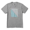 Diagonal Waves Tee | Heather Grey 2 Diagonal Waves Tee | Heather Grey -Funktion One Style V942HTG update