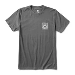 Geometric Pocket Tee | Charcoal