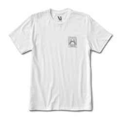 Geometric Pocket Tee | White