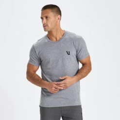 Land To Sea Tee | Heather Grey -Funktion One Style V952HTG 1