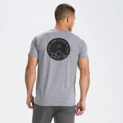 Land To Sea Tee | Heather Grey -Funktion One Style V952HTG 2