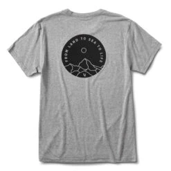Land To Sea Tee | Heather Grey -Funktion One Style V952HTG BACK