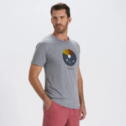 Mountain Light Tee | Heather Grey -Funktion One Style V955HTG 2