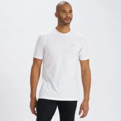 Lines Tee | White -Funktion One Style V956WHT 1