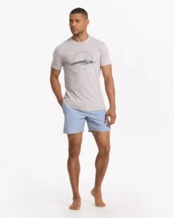 Sun Sets Tee | Light Grey 11 Sun Sets Tee | Light Grey -Funktion One Style V987LTG 3213 1