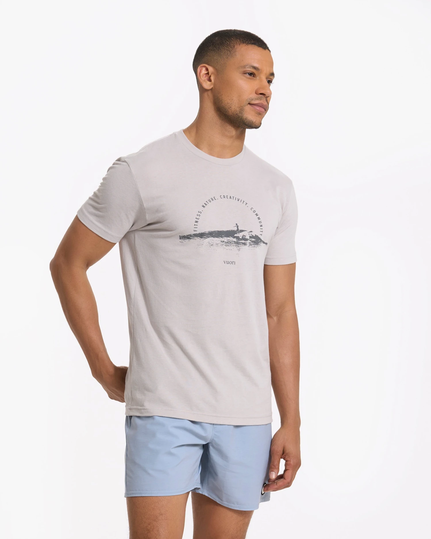 Sun Sets Tee | Light Grey 5 Sun Sets Tee | Light Grey - Image 3