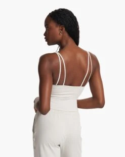 Halo Performance Crop | Salt Heather -Funktion One Style VW1005HST FA23 W ECOMM TOPS BACK TOPS 6