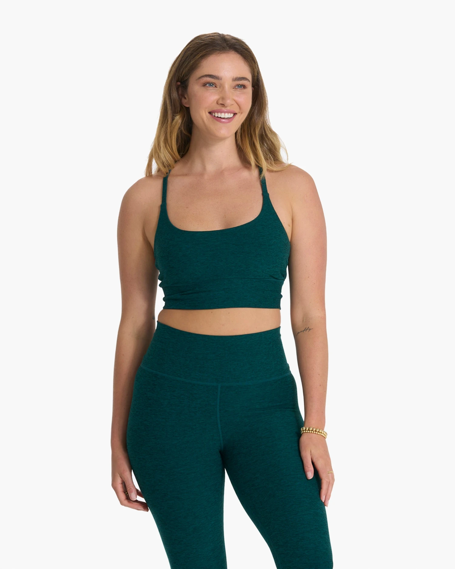 Long Line Elevation Bra | Jade Heather 3 Long Line Elevation Bra | Jade Heather