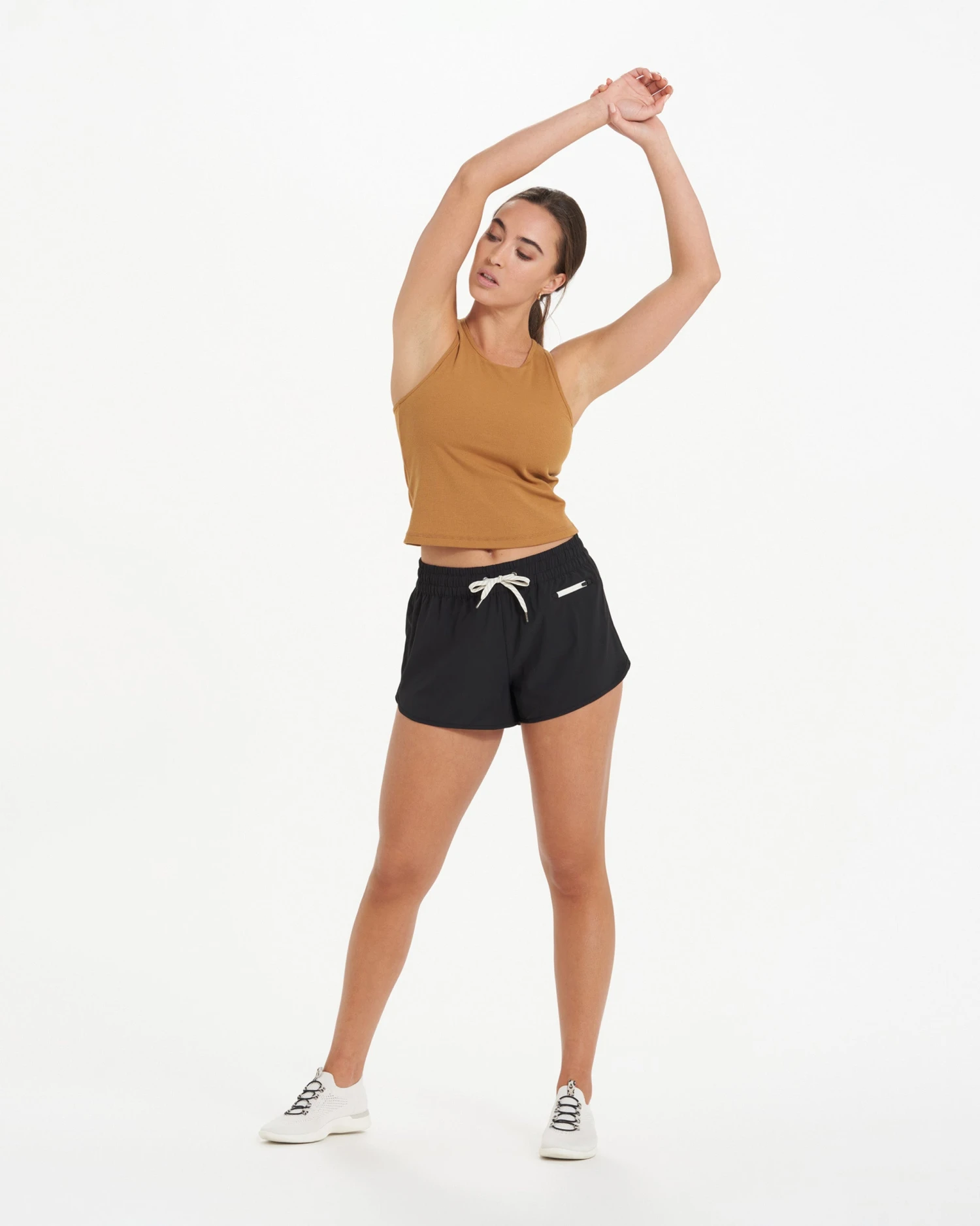 Pose Plyo Tank | Dark Golden Heather 8 Pose Plyo Tank | Dark Golden Heather - Image 6